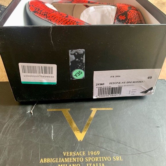 AUTHENTIC Versace snake Heels 🐍 - Picture 7 of 9